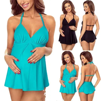 Swimming Suit For Women Pregnant Women Halter Bikini Maternity Swimwear Summer Swimsuit Beachwear Plus Size Swimwear V-neck
Swimming Suit For Women Pregnant Women Halter Bikini Maternity Swimwear Summer Swimsuit Beachwear Plus Size Swimwear V-neck