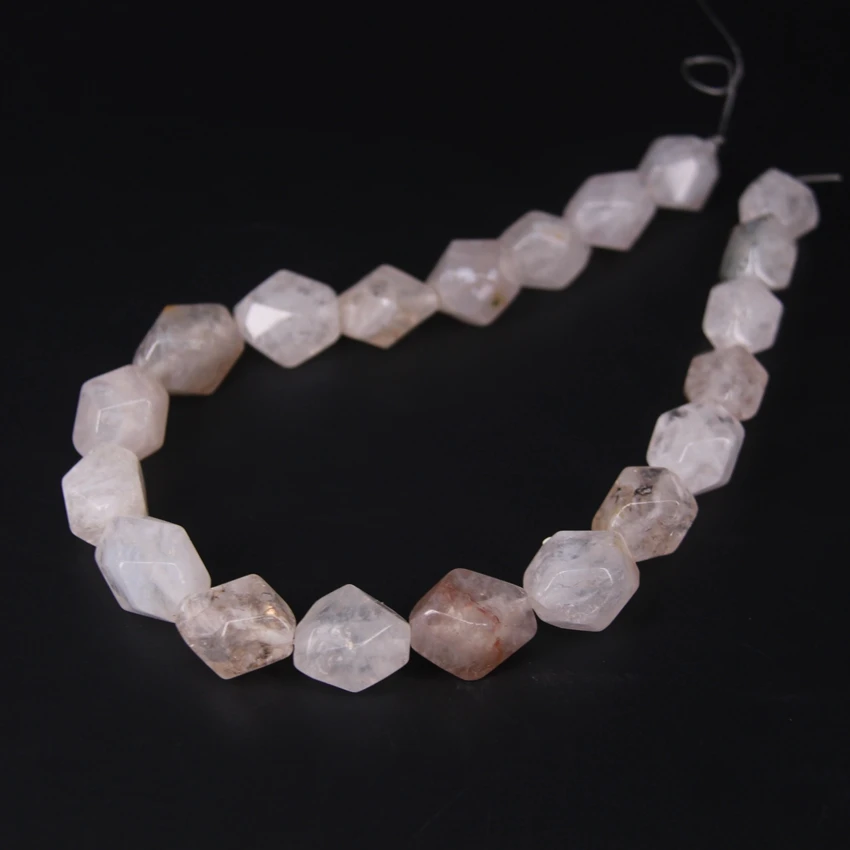 15.5"/strand Faceted White Crystal Nugget Loose Beads,Raw Gems Quartzs Cut Nugget Pendants For Craft Necklace Jewelry Making
15.5"/strand Faceted White Crystal Nugget Loose Beads,Raw Gems Quartzs Cut Nugget Pendants For Craft Necklace Jewelry Making