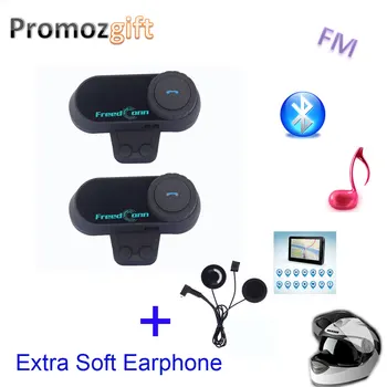 FM ! Extra Soft Earphone ! 2PCS 800M TCOM-VB Hi-Fi Motorcycle Intercom BT Interphone Wireless Motorcycle Bluetooth Helmet
FM ! Extra Soft Earphone ! 2PCS 800M TCOM-VB Hi-Fi Motorcycle Intercom BT Interphone Wireless Motorcycle Bluetooth Helmet