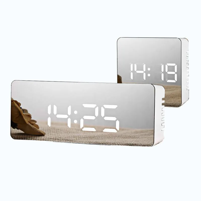 Digital Table Alarm Clocks Electronic Mirror LED Clock Temperature Snooze Large Display Home Decor Desk LED Alarm Watch Gift
Digital Table Alarm Clocks Electronic Mirror LED Clock Temperature Snooze Large Display Home Decor Desk LED Alarm Watch Gift