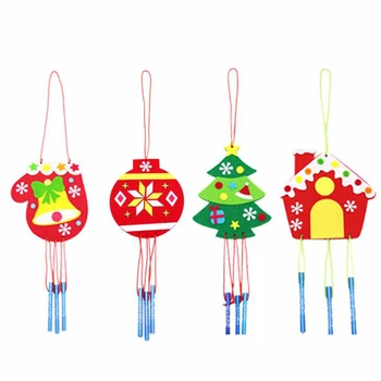 1 Pc New Fabric Christmas Wind Chimes Outdoor Yard Garden Decoration Wind Bell Hanging Ornament for Kids DIY Material Package
1 Pc New Fabric Christmas Wind Chimes Outdoor Yard Garden Decoration Wind Bell Hanging Ornament for Kids DIY Material Package