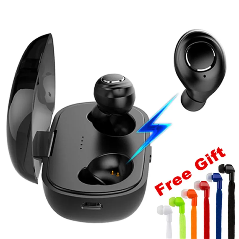 TWS Bluetooth 5.0 In-Ear Wireless Mini Bluetooth Earphone Headphone Waterproof Sports Smart Connection Headset With Charging Box
TWS Bluetooth 5.0 In-Ear Wireless Mini Bluetooth Earphone Headphone Waterproof Sports Smart Connection Headset With Charging Box