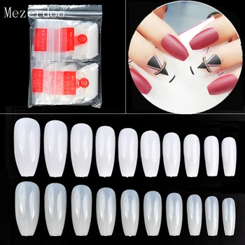 600 Pcs/pack Ballerina False Nail Tips Coffin Shape Design Full Nail Art Tips Natural White Color Manicure Practice Display Tool
600 Pcs/pack Ballerina False Nail Tips Coffin Shape Design Full Nail Art Tips Natural White Color Manicure Practice Display Tool