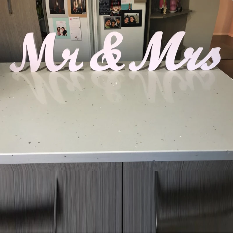 Mr. & Mrs. letters wedding table decoration freestanding Mr and Mrs signs for sweetheart table
Mr. & Mrs. letters wedding table decoration freestanding Mr and Mrs signs for sweetheart table
