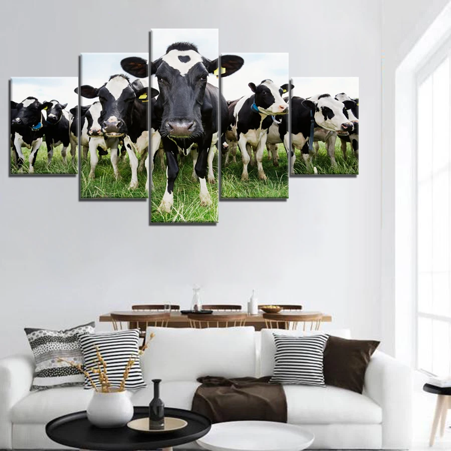 5 piece canvas print painting Village Farm Animal Cow Canvas picture decor print poster wall art home decor
5 piece canvas print painting Village Farm Animal Cow Canvas picture decor print poster wall art home decor