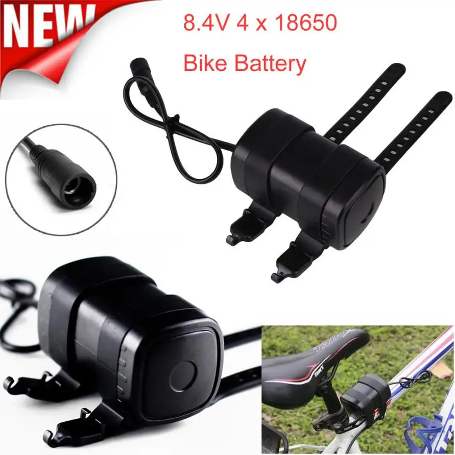 8 4 V USB Перезаряжаемые 6000 мА/ч 4X18650 Батарея пакет для велосипеда светильник