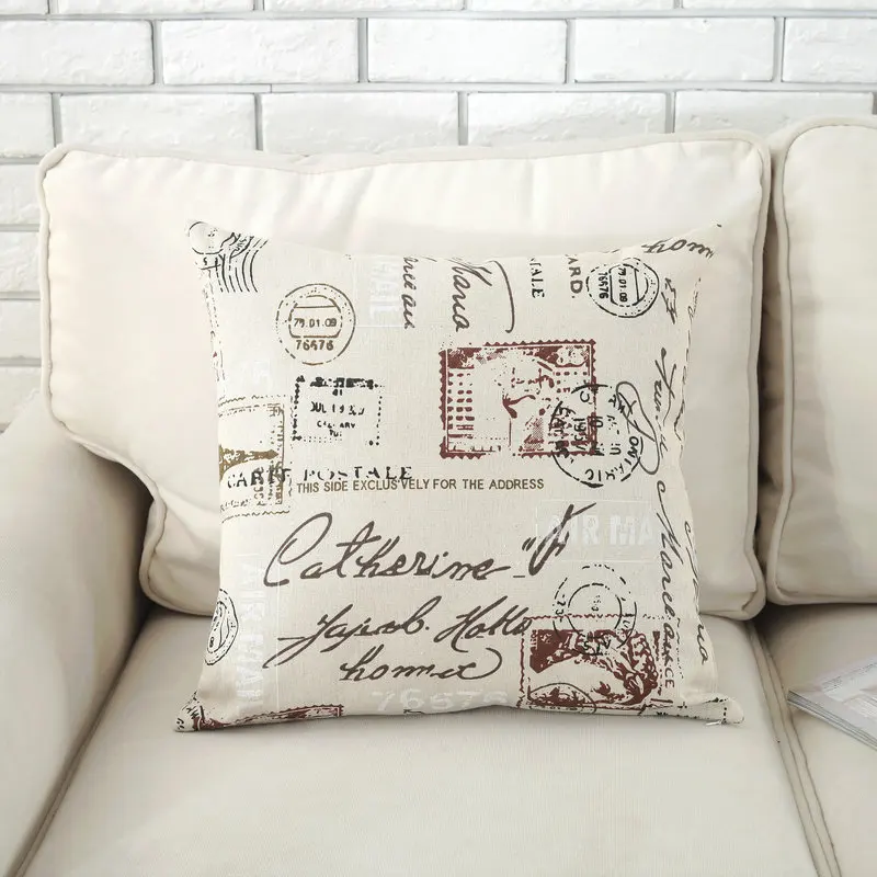 Simple Vintage Linen Square Sofa Cushion Cover Leaving Room Hotel Decoration Cushion Cover 45x45cm
Simple Vintage Linen Square Sofa Cushion Cover Leaving Room Hotel Decoration Cushion Cover 45x45cm
