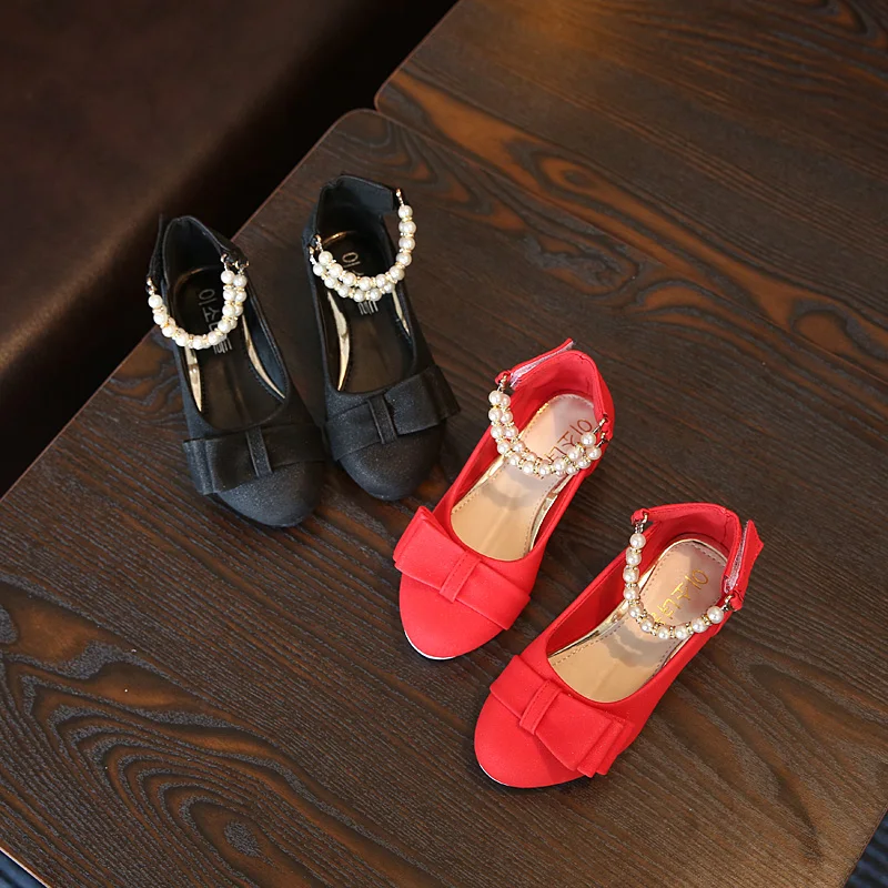 Maggies Walker spring autumn shoes children heels princess dancing shoes for little girl kids casual shoes pearl bow black red
Maggies Walker spring autumn shoes children heels princess dancing shoes for little girl kids casual shoes pearl bow black red