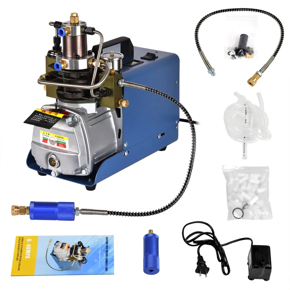 Adjustable Electric High Pressure Air Pump 300BAR 30MPa 4500PSI Air Pump Compressor Rifle PCP Scuba Pneumatic Airgun 220V/110V
Adjustable Electric High Pressure Air Pump 300BAR 30MPa 4500PSI Air Pump Compressor Rifle PCP Scuba Pneumatic Airgun 220V/110V