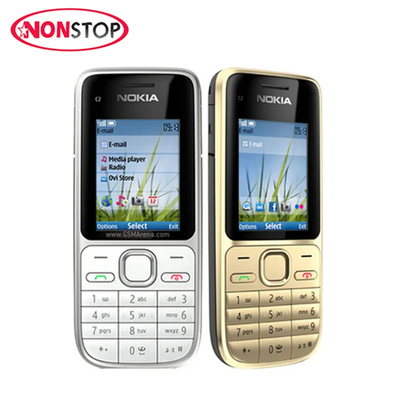 Original Nokia C2-01 Unlocked Phone C2 GSM/WCDMA 3.15MP Camera 3G phone Support Russian&Aracbic& Hebrew keyboard Cellphone
Original Nokia C2-01 Unlocked Phone C2 GSM/WCDMA 3.15MP Camera 3G phone Support Russian&Aracbic& Hebrew keyboard Cellphone