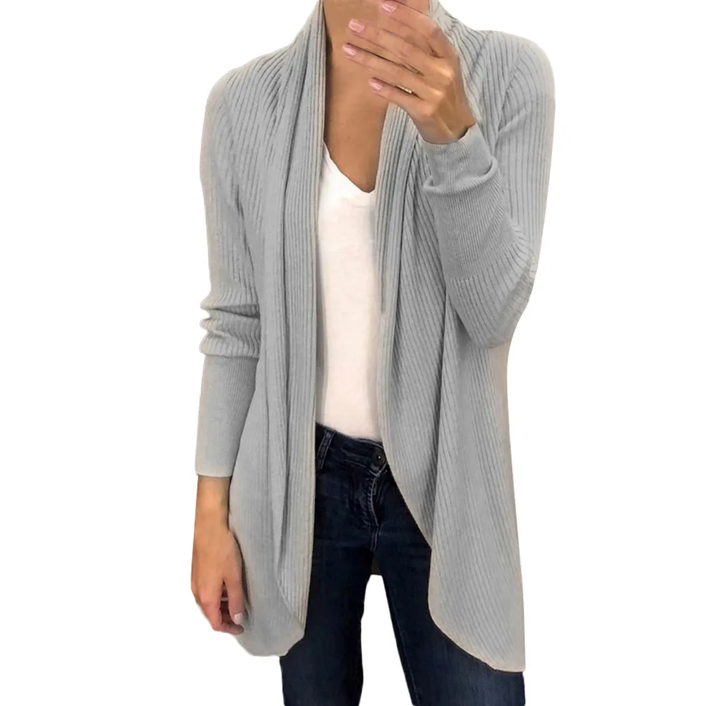 Fashion ladies sweater coat Women Sexy Long Sleeve Solid sweaters Hem Irregular Open Front Cardigans Tops womens clothes drop
Fashion ladies sweater coat Women Sexy Long Sleeve Solid sweaters Hem Irregular Open Front Cardigans Tops womens clothes drop