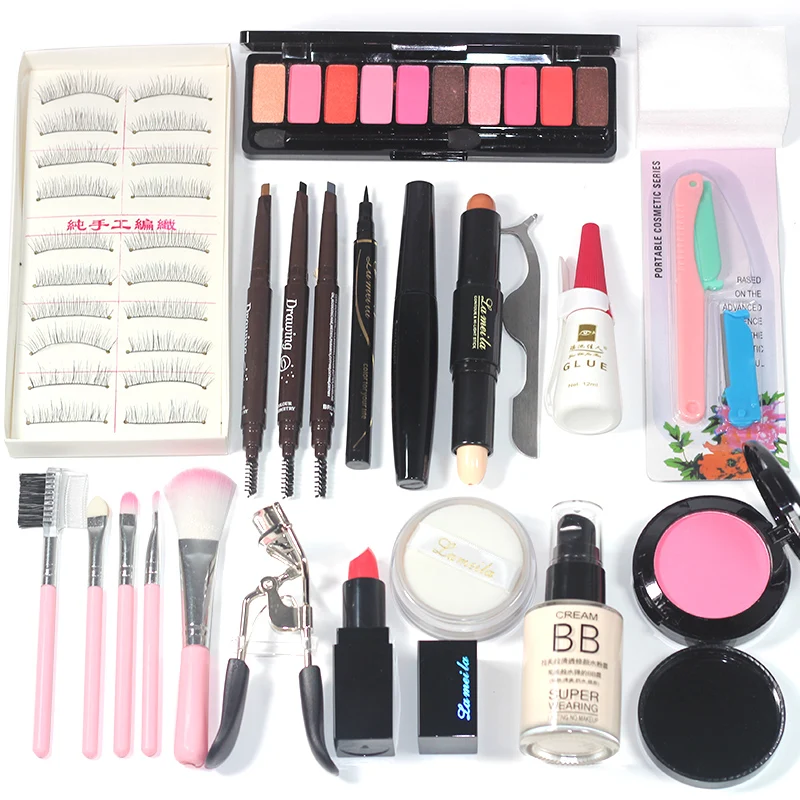 18pcs/set Colors Professional Make Up Palette Kit Eyeshadow Blusher Powder Metallic Shimmer Foundation Powder Makeup Set
18pcs/set Colors Professional Make Up Palette Kit Eyeshadow Blusher Powder Metallic Shimmer Foundation Powder Makeup Set