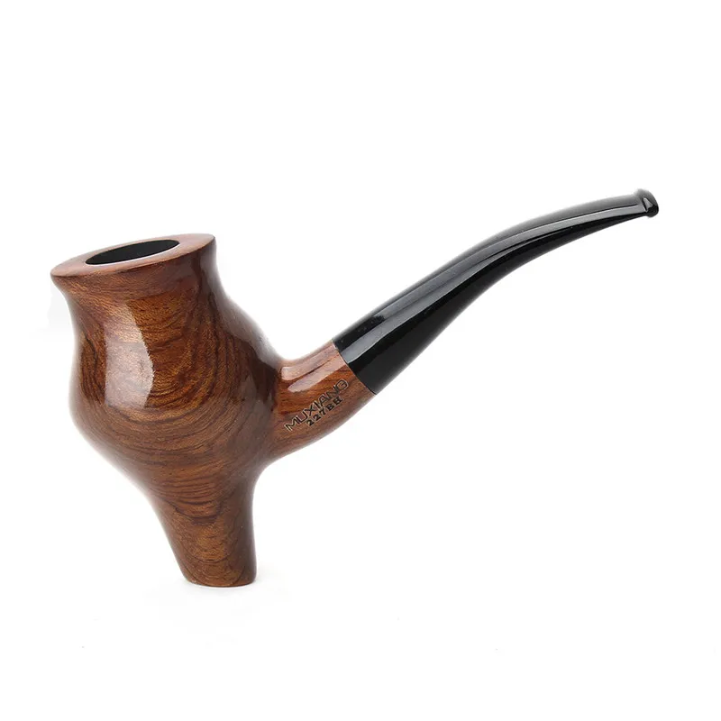 RU- Free 10smoking Pipe Tools Handmade kevazingo wood Tobacco Pipe with 3mm filter Bent Pipe and Cleaners Pipe Rack ad0037
RU- Free 10smoking Pipe Tools Handmade kevazingo wood Tobacco Pipe with 3mm filter Bent Pipe and Cleaners Pipe Rack ad0037