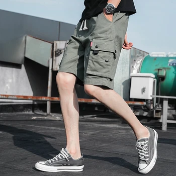 2019 Summer Men's Tooling Five Sports Casual Trend High Elastic Multi-pocket Shorts
2019 Summer Men's Tooling Five Sports Casual Trend High Elastic Multi-pocket Shorts