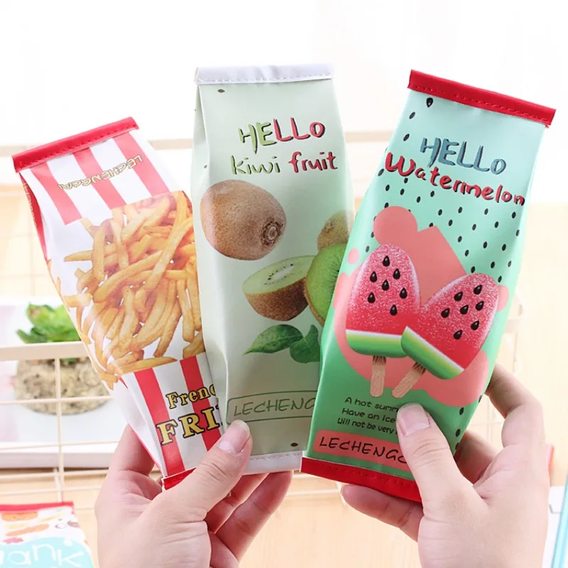 Cute Fries PU Leather school pencil bag Kawaii fruit pen pouch korean stationery cases office school supplies zakka estojo
Cute Fries PU Leather school pencil bag Kawaii fruit pen pouch korean stationery cases office school supplies zakka estojo