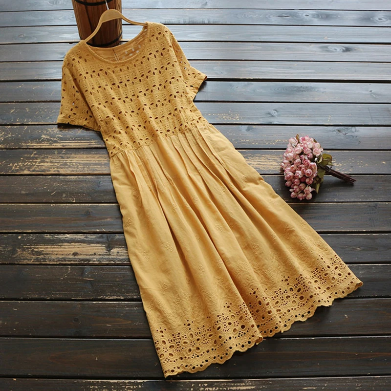 lace hollow out patchwork o-neck short sleeve cotton dress mori girl summer 2019
lace hollow out patchwork o-neck short sleeve cotton dress mori girl summer 2019