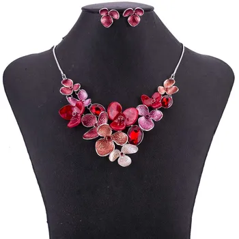 MS1505020 Red Flower Jewelry Sets Lead&Nickle Free High Quality Woman's Necklace Earring Set Spring Green Pendant Necklace
MS1505020 Red Flower Jewelry Sets Lead&Nickle Free High Quality Woman's Necklace Earring Set Spring Green Pendant Necklace