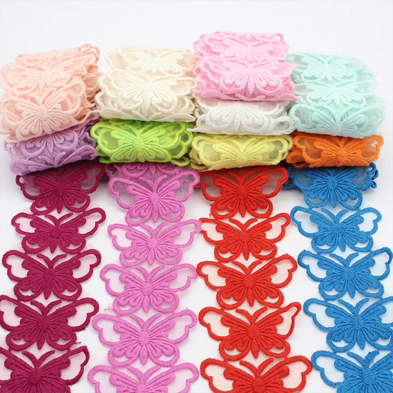 1Yard/Lot 7.3cm Organza Embroidery Cotton Lace Trim Flower Applique Trimmings Ribbon Fabric Wedding Dress Sewing N05C1G08
1Yard/Lot 7.3cm Organza Embroidery Cotton Lace Trim Flower Applique Trimmings Ribbon Fabric Wedding Dress Sewing N05C1G08