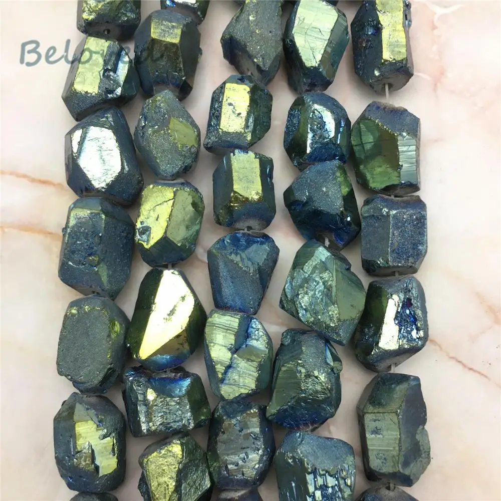 Raw Faceted Green Titanium Crystal Quartz Nugget Beads, Unpolished Quartz Gems Stone Pendant Beads For Jewelry DIY, BG18283
Raw Faceted Green Titanium Crystal Quartz Nugget Beads, Unpolished Quartz Gems Stone Pendant Beads For Jewelry DIY, BG18283
