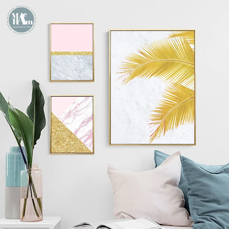 Nordic Golden geometry art wall art Canvas posters Painting Prints Golden leaves Abstract Pictures for Living Room Morden Decor
Nordic Golden geometry art wall art Canvas posters Painting Prints Golden leaves Abstract Pictures for Living Room Morden Decor