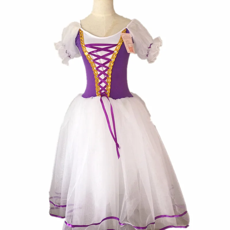 New Romantic Tutu Giselle Ballet Costumes Girls Child Velet Long Tulle Dress Skate Ballerina Dress Puff Sleeve Chorus Dress
New Romantic Tutu Giselle Ballet Costumes Girls Child Velet Long Tulle Dress Skate Ballerina Dress Puff Sleeve Chorus Dress