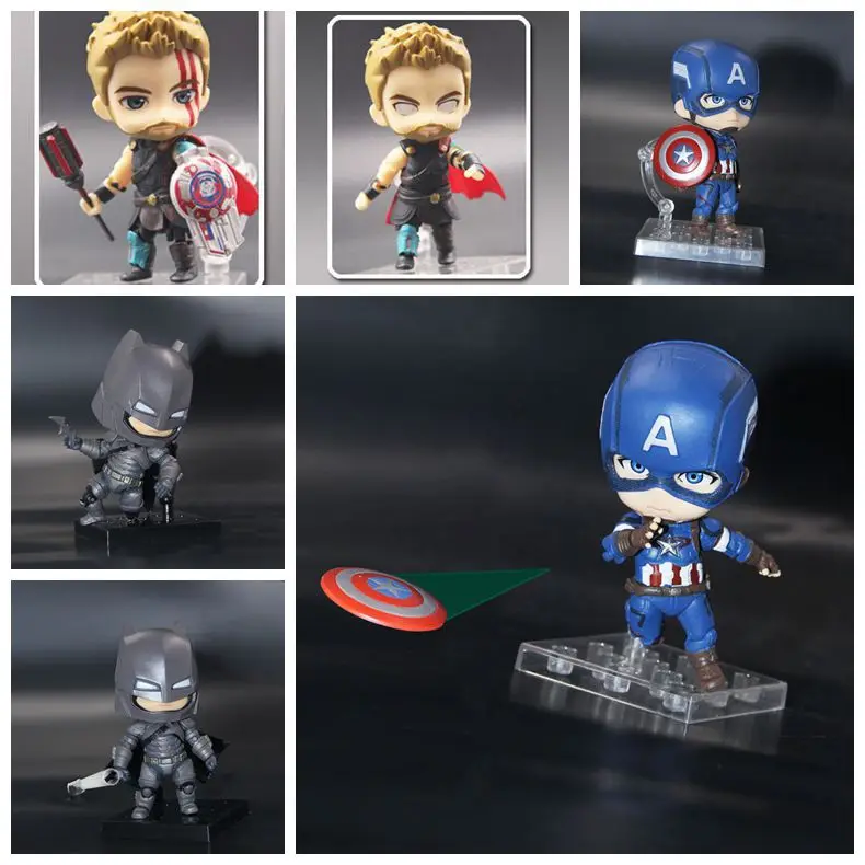 2PCS/LOT 10CM Japanese anime figure Nendoroid the avanger Q version Captain American/Batman/Thor action figure
2PCS/LOT 10CM Japanese anime figure Nendoroid the avanger Q version Captain American/Batman/Thor action figure