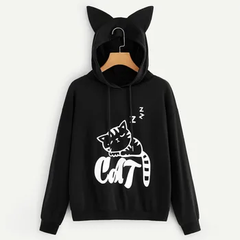 Autumn NEW Arrival Plus Size Womens Casual Cat Print Long Sleeve Hoodie Sweatshirt Hooded Pullover Tops Blouse Freeship свитер
Autumn NEW Arrival Plus Size Womens Casual Cat Print Long Sleeve Hoodie Sweatshirt Hooded Pullover Tops Blouse Freeship свитер