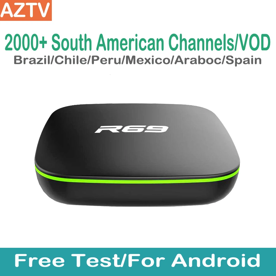South American Channels Smart IPTV Box Quad Core Brazilian Mexico Chile Peru Colombia Arabic Spain Europe TV Subscription Boxes
South American Channels Smart IPTV Box Quad Core Brazilian Mexico Chile Peru Colombia Arabic Spain Europe TV Subscription Boxes