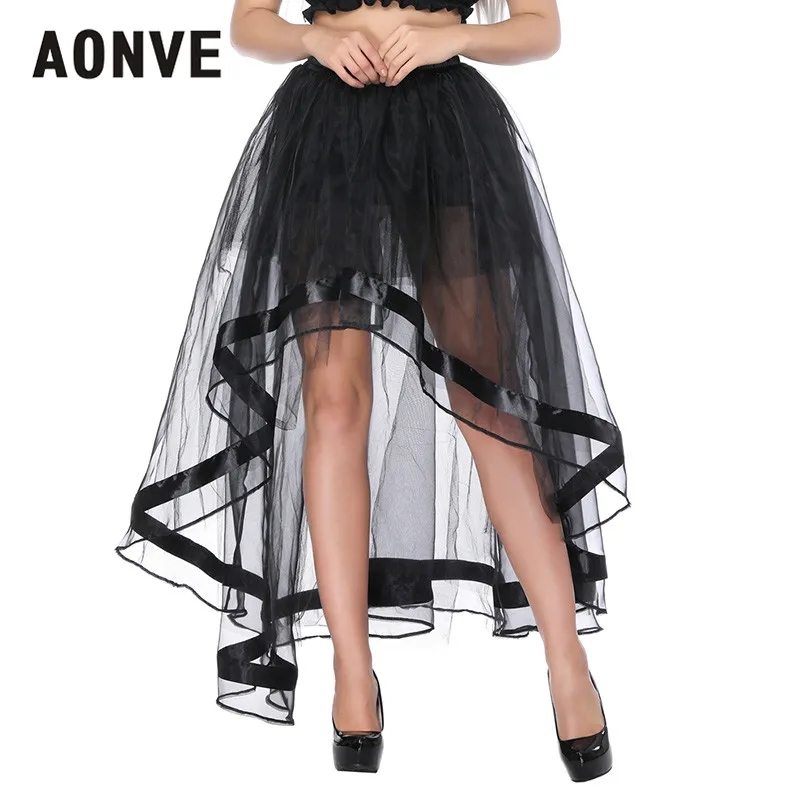 Aonve Midi Skirt For Women Summer Mesh Long Skirts Goth Tutu Elastic Jupe Femme Sexy Streetwear Black Gothic Skirts Plus Size
Aonve Midi Skirt For Women Summer Mesh Long Skirts Goth Tutu Elastic Jupe Femme Sexy Streetwear Black Gothic Skirts Plus Size