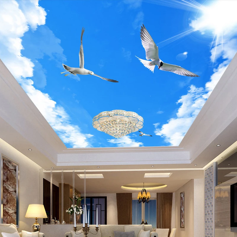 Blue Sky White Clouds Modern Self-adhesive Mural Photo Wallpaper For Living Room Bedroom Ceiling Decoration Sticker Wall Decals
Blue Sky White Clouds Modern Self-adhesive Mural Photo Wallpaper For Living Room Bedroom Ceiling Decoration Sticker Wall Decals