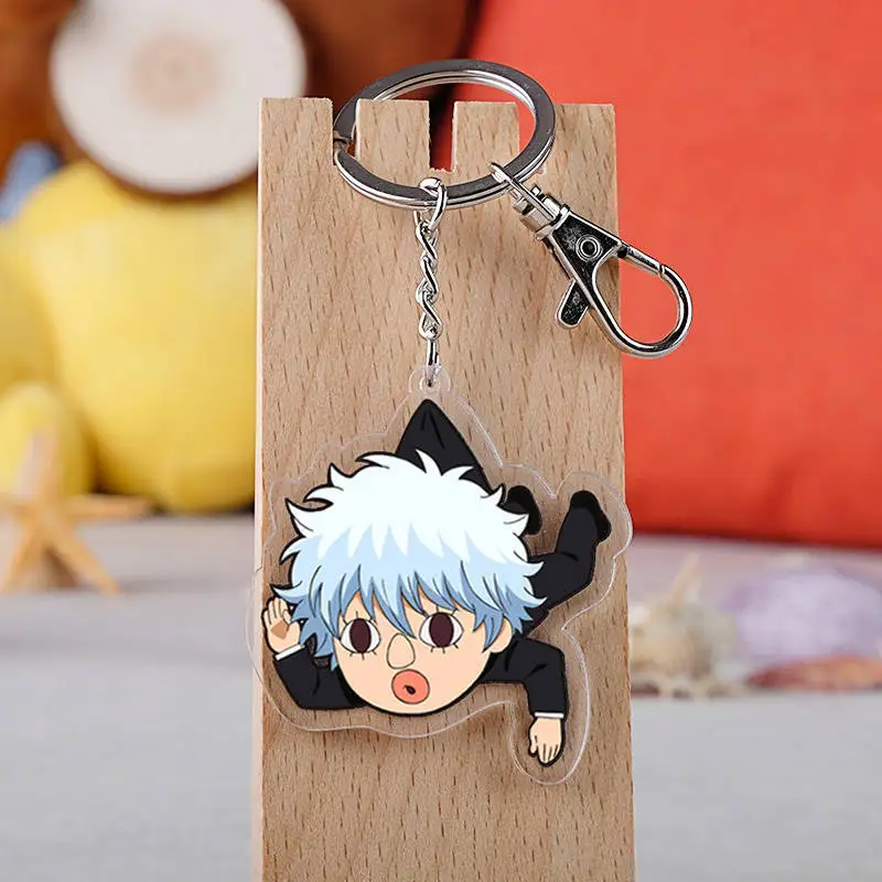 Anime Characters Pinched PVC Keychain Cute Key Rings Fans Valentine Men Boy Gift Anime Characters Pinched PVC Keychain Cute Key Rings Fans Valentine Men Boy Gift