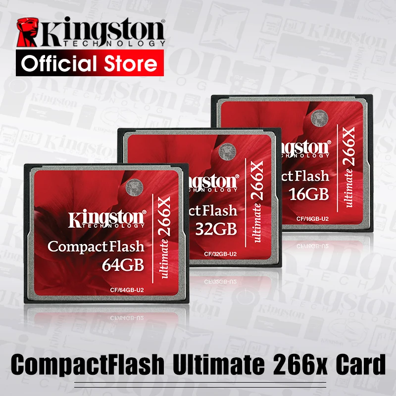 Kingston CompactFlash Ultimate 266x карты 16 ГБ/32 ГБ/64 ГБ | Компьютеры и офис