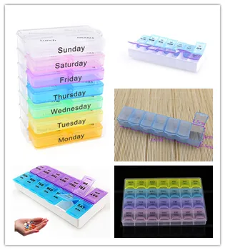 7 Day Pill Case Weekly Medicine Storage Dispenser Box Lids Mediciner Tablet Organize Container
7 Day Pill Case Weekly Medicine Storage Dispenser Box Lids Mediciner Tablet Organize Container