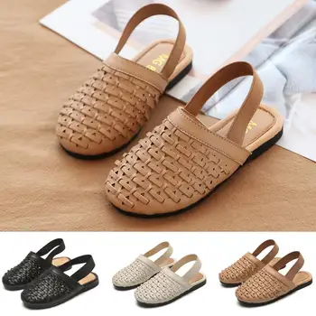 Children's woven sandals girls Japanese new retro sets of feet casual shoes Baotou sandals and slippers bebek ayakkabi A1
Children's woven sandals girls Japanese new retro sets of feet casual shoes Baotou sandals and slippers bebek ayakkabi A1