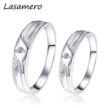 LASAMERO Rings for Men and Women 0.034T Round Cut Natural Diamond Ring Couple Rings 18k White Gold Engagement Wedding Ring
LASAMERO Rings for Men and Women 0.034T Round Cut Natural Diamond Ring Couple Rings 18k White Gold Engagement Wedding Ring