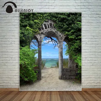Funnytree backdrops Arched door in an old stone building backdrop with green leaves beach sand photocall studio new photographic
Funnytree backdrops Arched door in an old stone building backdrop with green leaves beach sand photocall studio new photographic