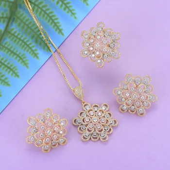 missvikki Full Clear Crystal Pendant Necklace Earrings Adjustable Ring Jewelry Set Professional Women Commonly Accessories
missvikki Full Clear Crystal Pendant Necklace Earrings Adjustable Ring Jewelry Set Professional Women Commonly Accessories