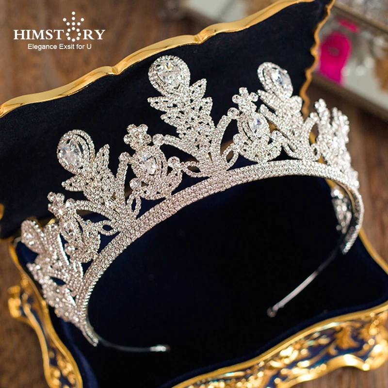 Himstory Luxury Sparkling CZ Crystal Tree Bridal Tiaras Crown for Women Girls Wedding Hair Accessories Big Diadem Crowns 
Himstory Luxury Sparkling CZ Crystal Tree Bridal Tiaras Crown for Women Girls Wedding Hair Accessories Big Diadem Crowns