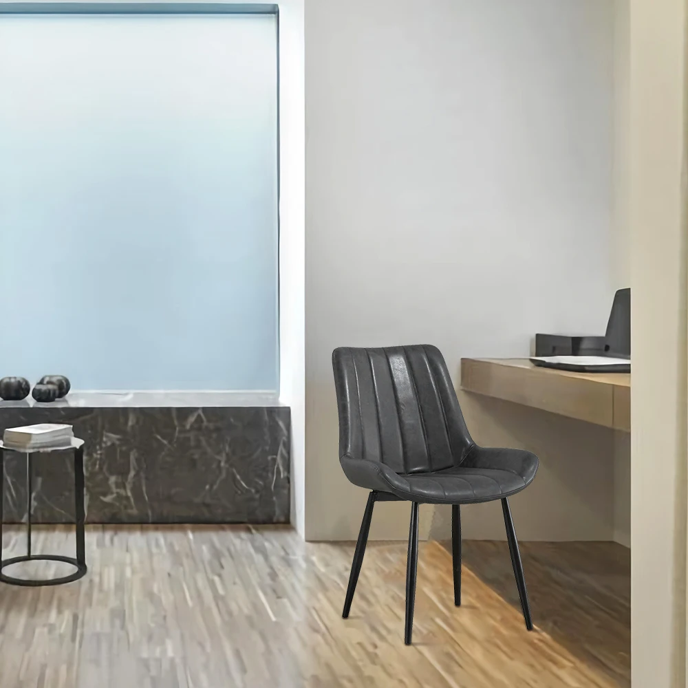 2pcs Modern Kitchen Dining Chair Comfortable Sponge Cushion Seat Steel Legs Elastic Coushion Chair For Office Study Room
2pcs Modern Kitchen Dining Chair Comfortable Sponge Cushion Seat Steel Legs Elastic Coushion Chair For Office Study Room