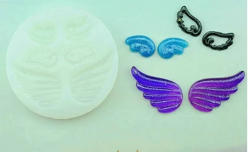 1pcs 3 pairs of wings Liquid silicone mold DIY resin jewelry pendant necklace pendant lanugo mold resin molds for jewelry
1pcs 3 pairs of wings Liquid silicone mold DIY resin jewelry pendant necklace pendant lanugo mold resin molds for jewelry
