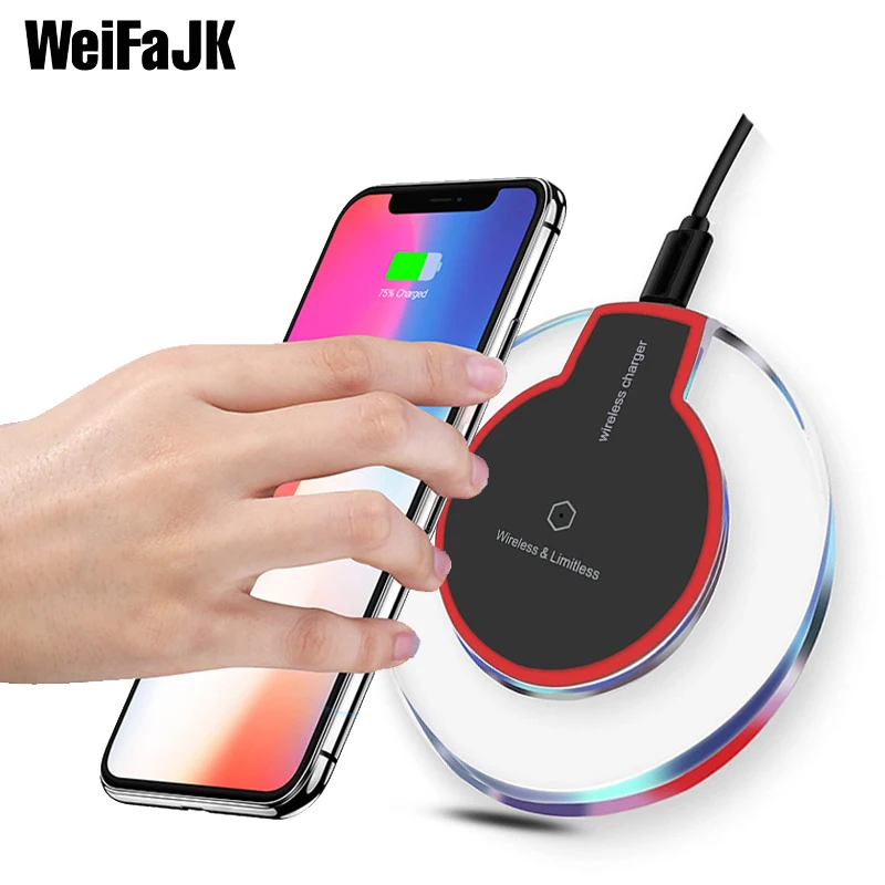 Fast Qi Wireless Charger For iPhone 8 Plus X XS Max XR USB QC 4.0 Wireless Charging Pad For Samsung S9 S8 Plus Note 9 8 S7 Edge
Fast Qi Wireless Charger For iPhone 8 Plus X XS Max XR USB QC 4.0 Wireless Charging Pad For Samsung S9 S8 Plus Note 9 8 S7 Edge