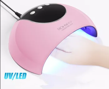 24W LED UV Lamp Nail Dryer 110/220V Nails Lamp for ALL Nail Gel Polish Manicure With Timer button Sensor Nail Art Tools
24W LED UV Lamp Nail Dryer 110/220V Nails Lamp for ALL Nail Gel Polish Manicure With Timer button Sensor Nail Art Tools