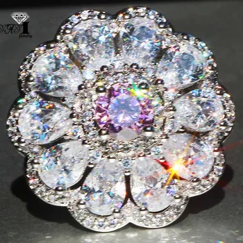 YaYI Jewelry Princess Cut 7.3 CT White Zircon Silver Color Engagement Rings wedding Heart Rings Girls Party Rings Gifts 824
YaYI Jewelry Princess Cut 7.3 CT White Zircon Silver Color Engagement Rings wedding Heart Rings Girls Party Rings Gifts 824