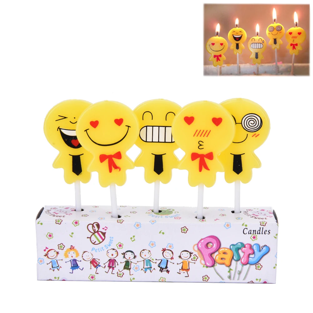 2017 Kawaii Emoji Personalized Edible Print Premium Cake Topper Frosting Cake Candles 5 pcs/set
2017 Kawaii Emoji Personalized Edible Print Premium Cake Topper Frosting Cake Candles 5 pcs/set