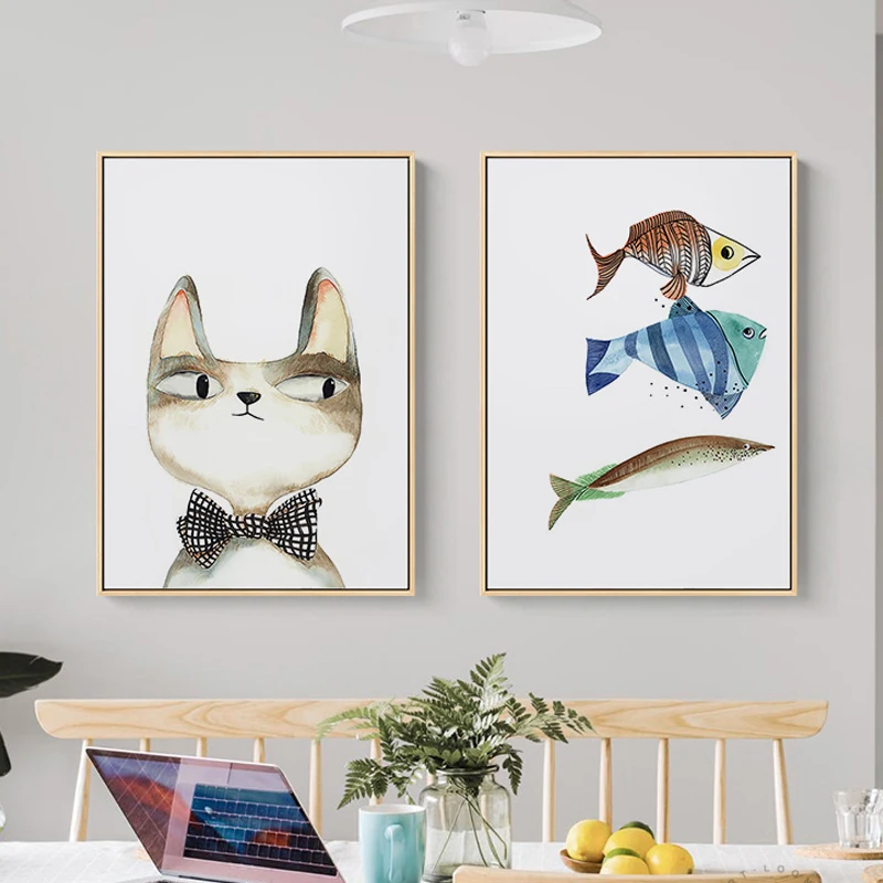 Nursery Art Prints Funny Cartoon Gentleman Cat Fish Canvas Posters Wall Art Picture For Living Room Girls Modern Decor Lil Peep
Nursery Art Prints Funny Cartoon Gentleman Cat Fish Canvas Posters Wall Art Picture For Living Room Girls Modern Decor Lil Peep