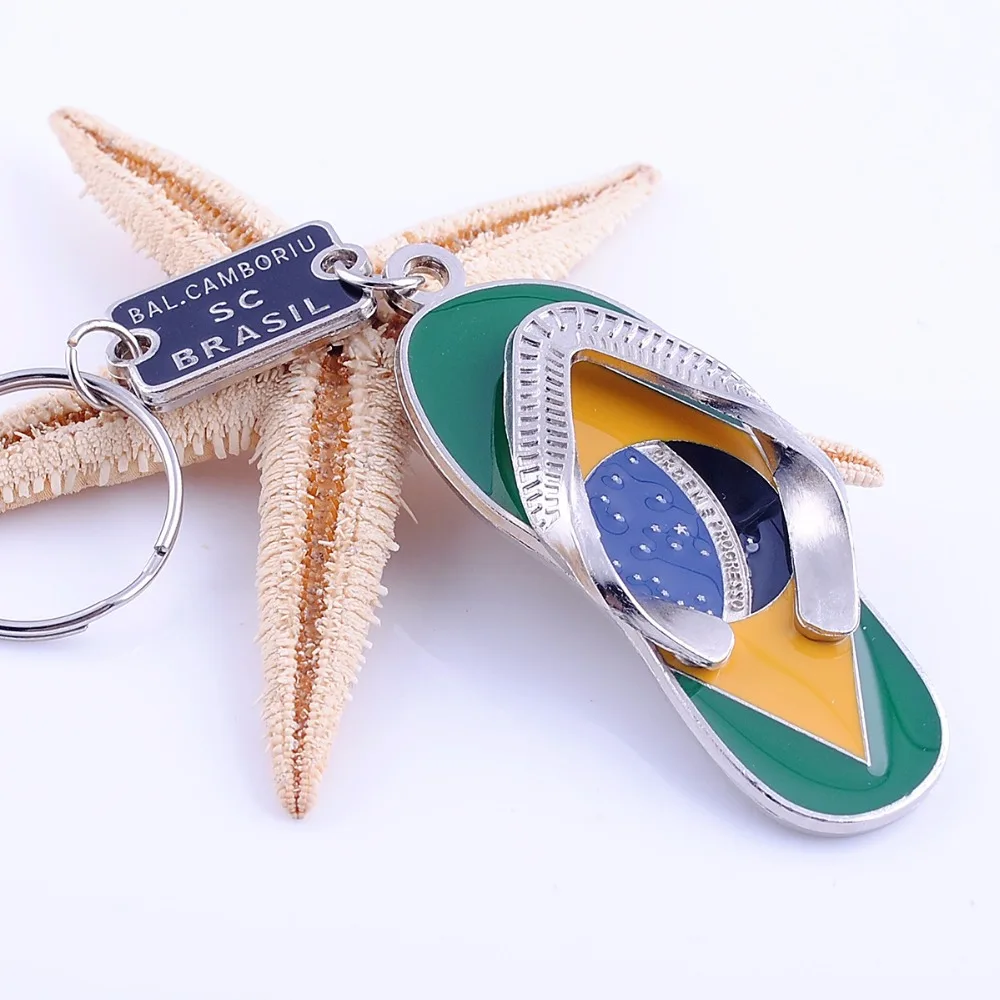 Hot selling Brazilian Slipper Creative Keychain Charm Key Chain Ring Accessories Pendant For Men Women Fashion Jewelry Gift
Hot selling Brazilian Slipper Creative Keychain Charm Key Chain Ring Accessories Pendant For Men Women Fashion Jewelry Gift