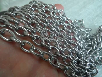 

in bulk 5meter Lot of Stainless Steel Smooth Oval Link Chain jewelry finding / Marking DIY Necklace Huge 8mm