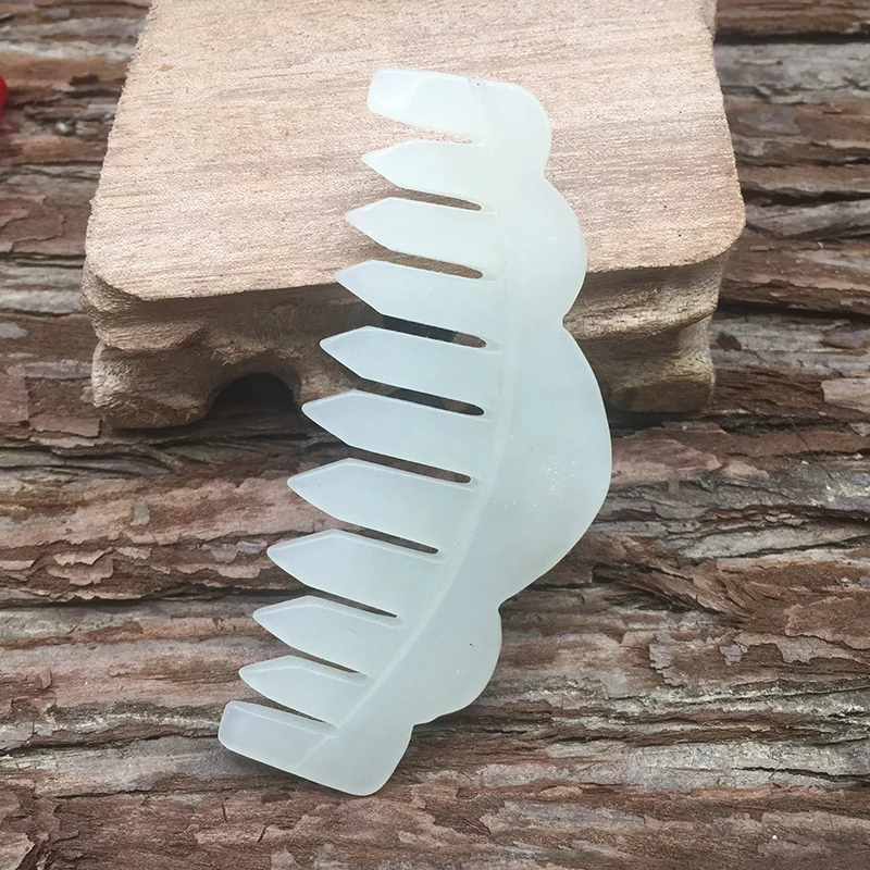 Natural Jade Stone Therapy Comb For Skin Slimming Massager Beauty Health Head Massager Comb
Natural Jade Stone Therapy Comb For Skin Slimming Massager Beauty Health Head Massager Comb