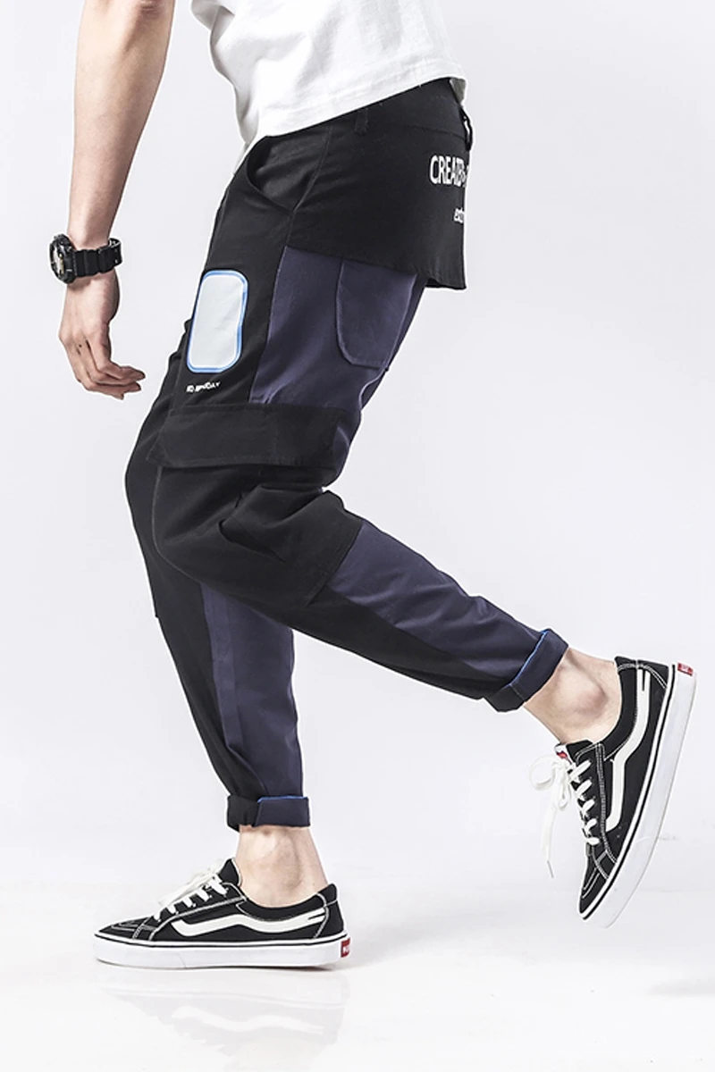 2019 Spring summer male plus large overall fashion Blue Patchwork young people bound feet arder pants
2019 Spring summer male plus large overall fashion Blue Patchwork young people bound feet arder pants