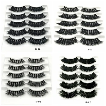 8styles 5pairs 100% Real Mink false lashes thick 3D Natural False Eyelashes Mink Lashes Soft Eyelash Extension for Beauty Makeup
8styles 5pairs 100% Real Mink false lashes thick 3D Natural False Eyelashes Mink Lashes Soft Eyelash Extension for Beauty Makeup
